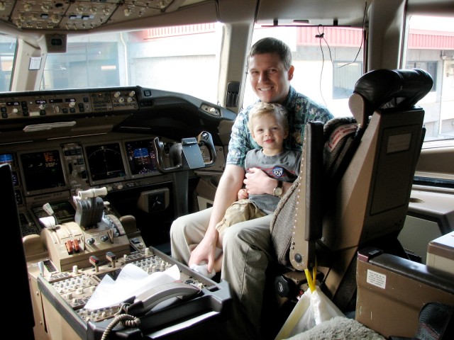 The trip started great when the pilot asked me to help fly the plane!