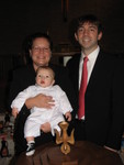 Collin with Godparents Brian and Cindy