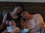 A post Baptism nap for the family