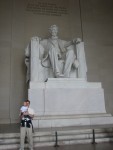 First I saw the Lincoln Memorial