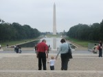 We walked towards the Washington Monument