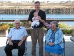 Collin and Daddy with Great Grandpa and Grandma Froman