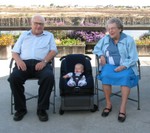Collin with Great Grandpa and Grandma Froman