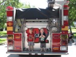 Fire Truck + Gavin = Happy 4th of July!