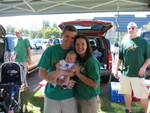 Collin's first Notre Dame tailgater