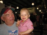 At a horeshow in Tulsa with Grandpa Denny