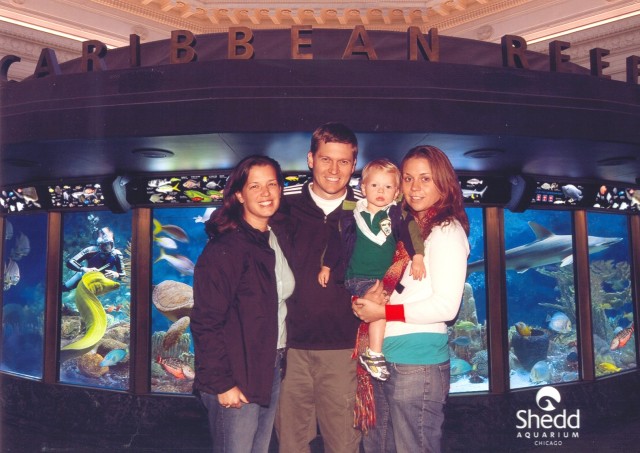 We went to the aquarium with Aunt Bonnie!